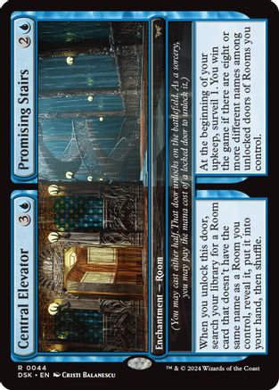 Central Elevator // Promising Stairs - Duskmourn: House of Horror #44