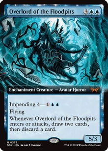 Overlord of the Floodpits (Extended Art) - Duskmourn: House of Horror #373