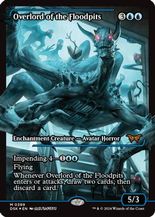 Overlord of the Floodpits (Showcase) - Duskmourn: House of Horror #389
