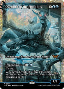 Overlord of the Floodpits (Showcase) (Fracture Foil) - Duskmourn: House of Horror #399