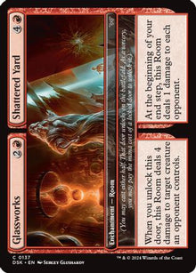 Glassworks // Shattered Yard - Duskmourn: House of Horror #137