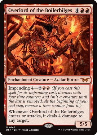 Overlord of the Boilerbilges - Duskmourn: House of Horror #146