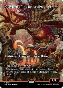 Overlord of the Boilerbilges (Showcase) (Fracture Foil) - Duskmourn: House of Horror #403
