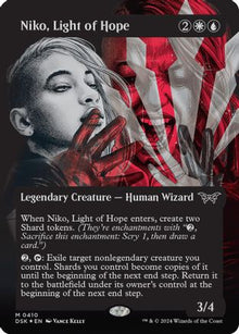 Niko, Light of Hope (Showcase) (Textured Foil) - Duskmourn: House of Horror #410
