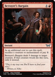 Betrayer's Bargain - Duskmourn: House of Horror #126