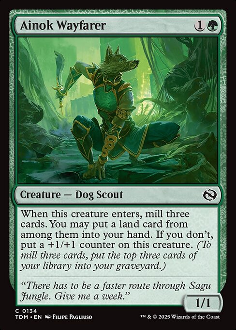 *Foil Ainok Wayfarer — TDM — 134