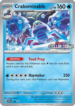 Crabominable - 134 - SV: Scarlet & Violet Promo Cards #134