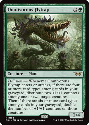 Omnivorous Flytrap - Duskmourn: House of Horror #192