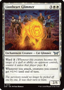 Lionheart Glimmer - Duskmourn: House of Horror #19