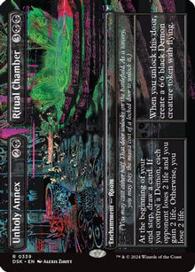 Unholy Annex // Ritual Chamber (Borderless) - Duskmourn: House of Horror #339