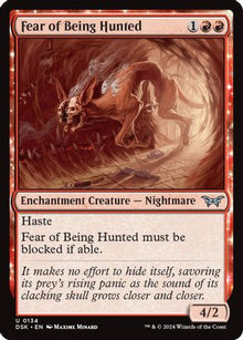 Fear of Being Hunted - Duskmourn: House of Horror #134