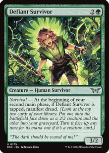 Defiant Survivor - Duskmourn: House of Horror #175