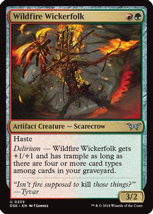 Wildfire Wickerfolk - Duskmourn: House of Horror #239