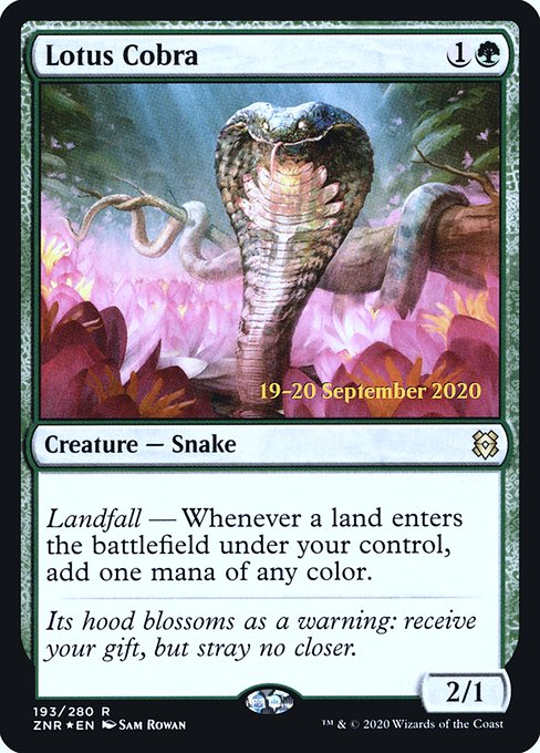 Lotus Cobra - (pznr-193s) - Lightly Played (*Foil )