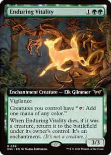 Enduring Vitality (Extended Art) - Duskmourn: House of Horror #381