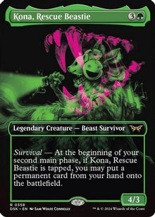 Kona, Rescue Beastie (Showcase) - Duskmourn: House of Horror #358
