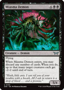 Miasma Demon - Duskmourn: House of Horror #109