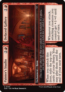 Painter's Studio // Defaced Gallery - Duskmourn: House of Horror #147