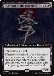 Overlord of the Balemurk (Extended Art) - Duskmourn: House of Horror #377
