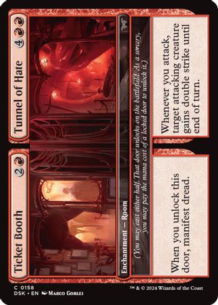 Ticket Booth // Tunnel of Hate - Duskmourn: House of Horror #158