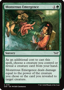 Monstrous Emergence - Duskmourn: House of Horror #191
