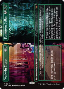 Walk-In Closet // Forgotten Cellar (Borderless) - Duskmourn: House of Horror #341