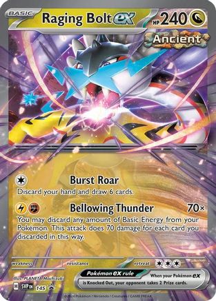 Raging Bolt ex - 145 - SV: Scarlet & Violet Promo Cards #145