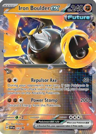 Iron Boulder ex - 147 - SV: Scarlet & Violet Promo Cards #147