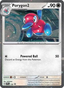 Porygon2 - 138 (Cosmos Holo) - SV: Scarlet & Violet Promo Cards #138