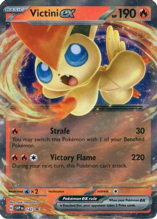 Victini ex - 142 - SV: Scarlet & Violet Promo Cards #142