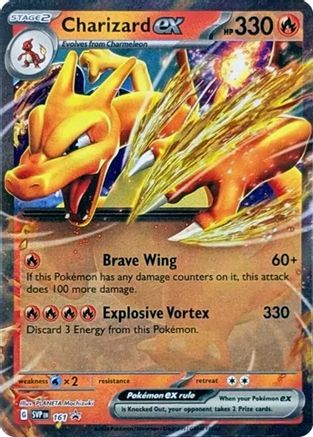 Charizard ex - 161 - SV: Scarlet & Violet Promo Cards #161