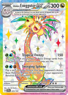 Alolan Exeggutor ex - 225/191 - SV08: Surging Sparks #225