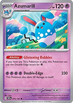 Azumarill - SV08: Surging Sparks #074