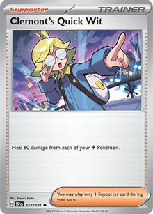 Clemont's Quick Wit - 167/191 - SV08: Surging Sparks #167