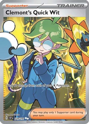 Clemont's Quick Wit - 229/191 - SV08: Surging Sparks #229
