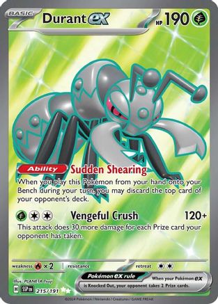 Durant ex - 215/191 - SV08: Surging Sparks #215