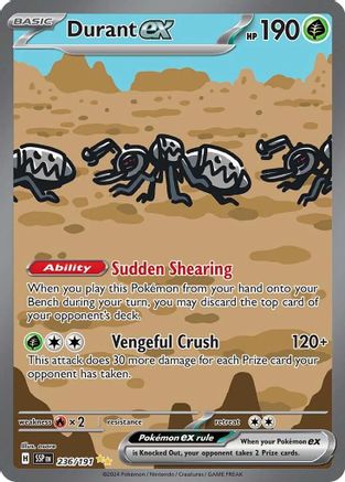 Durant ex - 236/191 - SV08: Surging Sparks #236