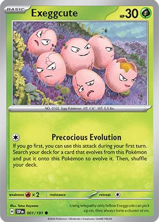 Exeggcute - 001/191 - SV08: Surging Sparks #001