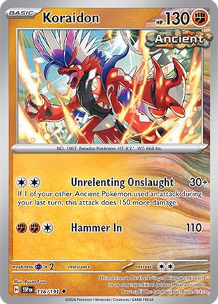 Koraidon - SV08: Surging Sparks #116