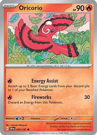 Oricorio - 026/191 - SV08: Surging Sparks #026