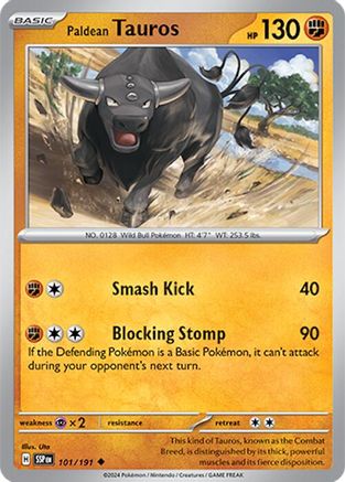 Paldean Tauros - 101/191 - SV08: Surging Sparks #101