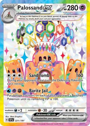 Palossand ex - 221/191 - SV08: Surging Sparks #221