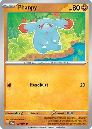 Phanpy - 102/191 - SV08: Surging Sparks #102