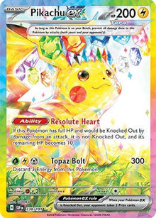 Pikachu ex - 238/191 - SV08: Surging Sparks #238