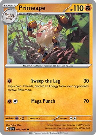 Primeape - SV08: Surging Sparks #099