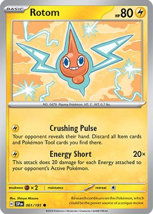 Rotom - SV08: Surging Sparks #061