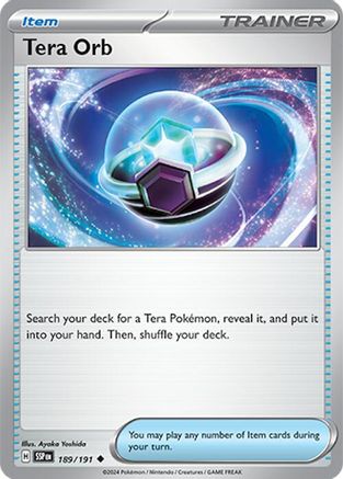 Tera Orb - SV08: Surging Sparks #189
