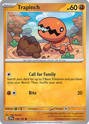 Trapinch - SV08: Surging Sparks #104