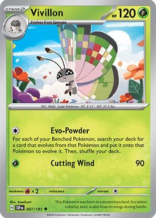 Vivillon - 007/191 - SV08: Surging Sparks #007