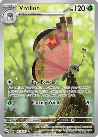 Vivillon - 193/191 - SV08: Surging Sparks #193